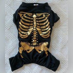 Skeleton Onesie Dog Outfit